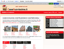 Tablet Screenshot of casenuovissime.it